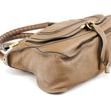 Chloe Light Brown Leather Marcie 2-Way Bag