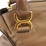Chloe Light Brown Leather Marcie 2-Way Bag