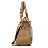 Chloe Light Brown Leather Marcie 2-Way Bag