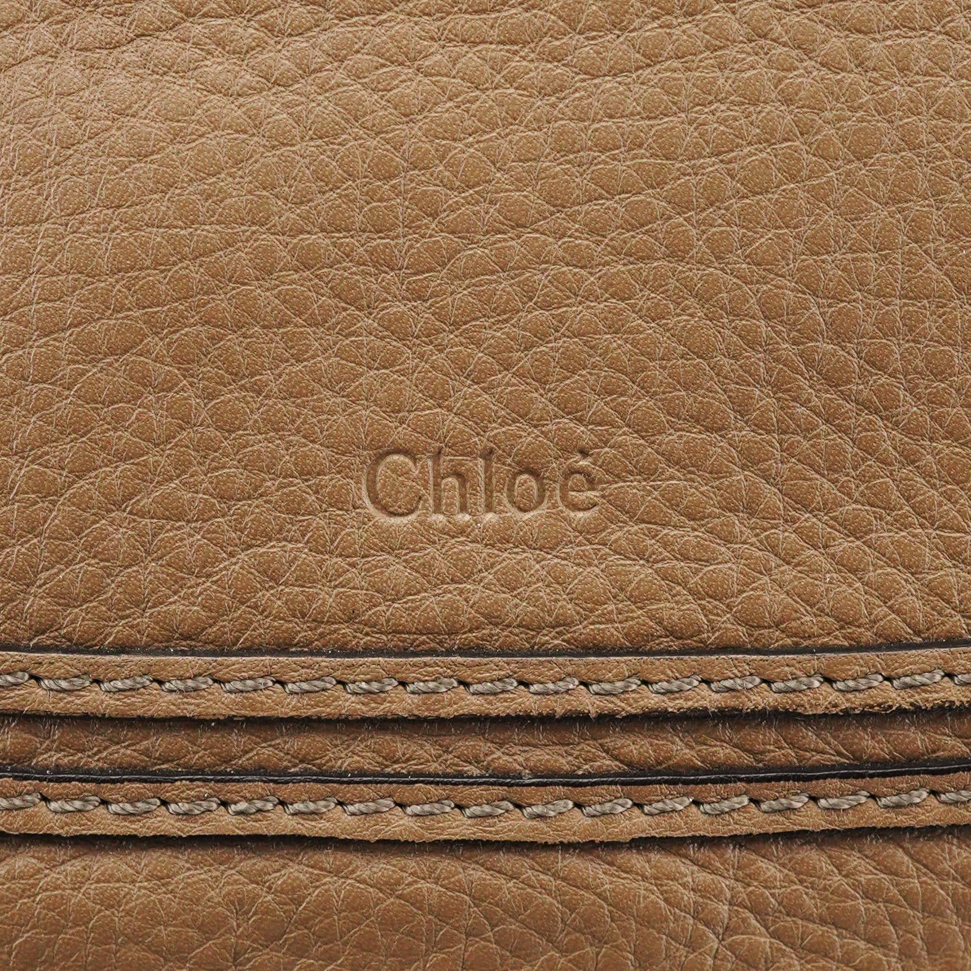 Chloe Light Brown Leather Marcie 2-Way Bag