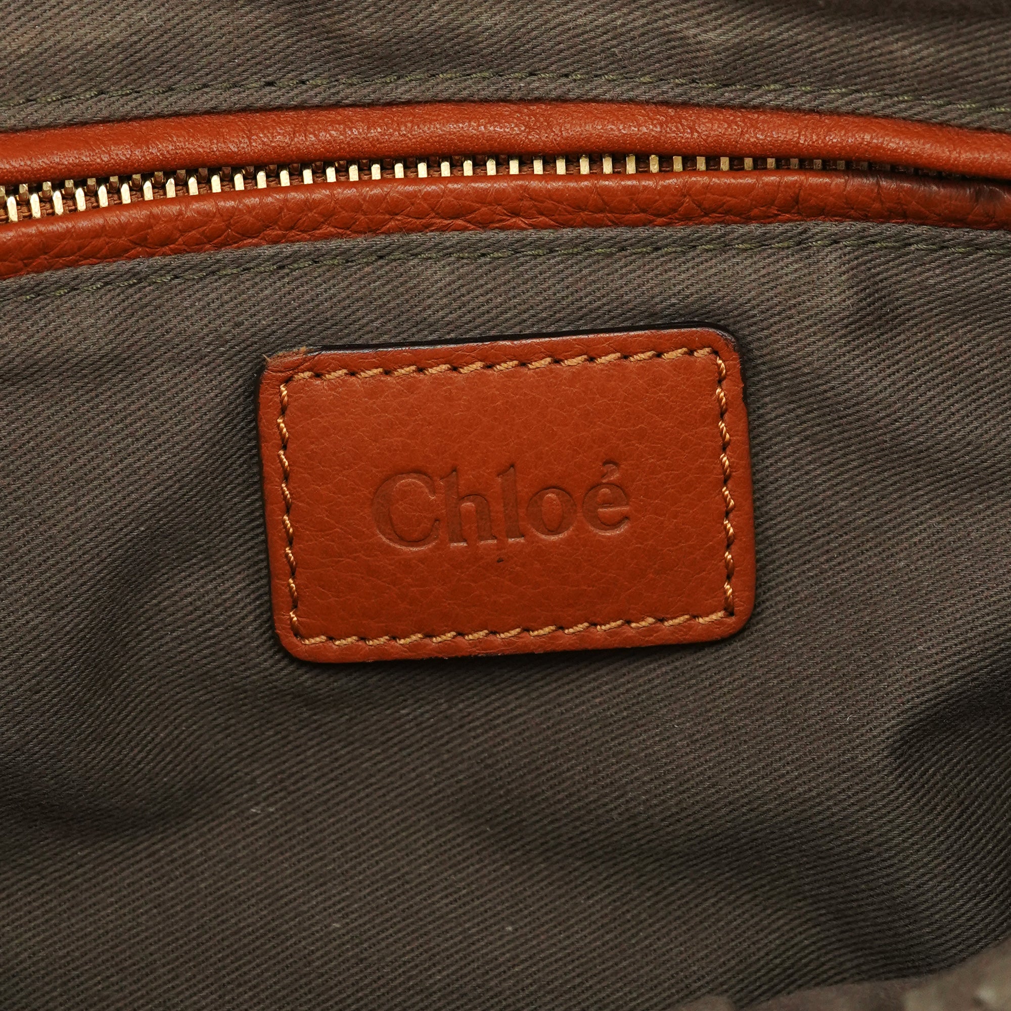 Chloé Light Brown Leather Marcie 2-Way Bag