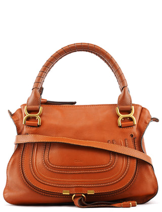 Chloé Light Brown Leather Marcie 2-Way Bag