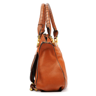 Chloé Light Brown Leather Marcie 2-Way Bag