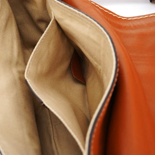 Chloe Light Brown Leather Marcie Crossbody Bag