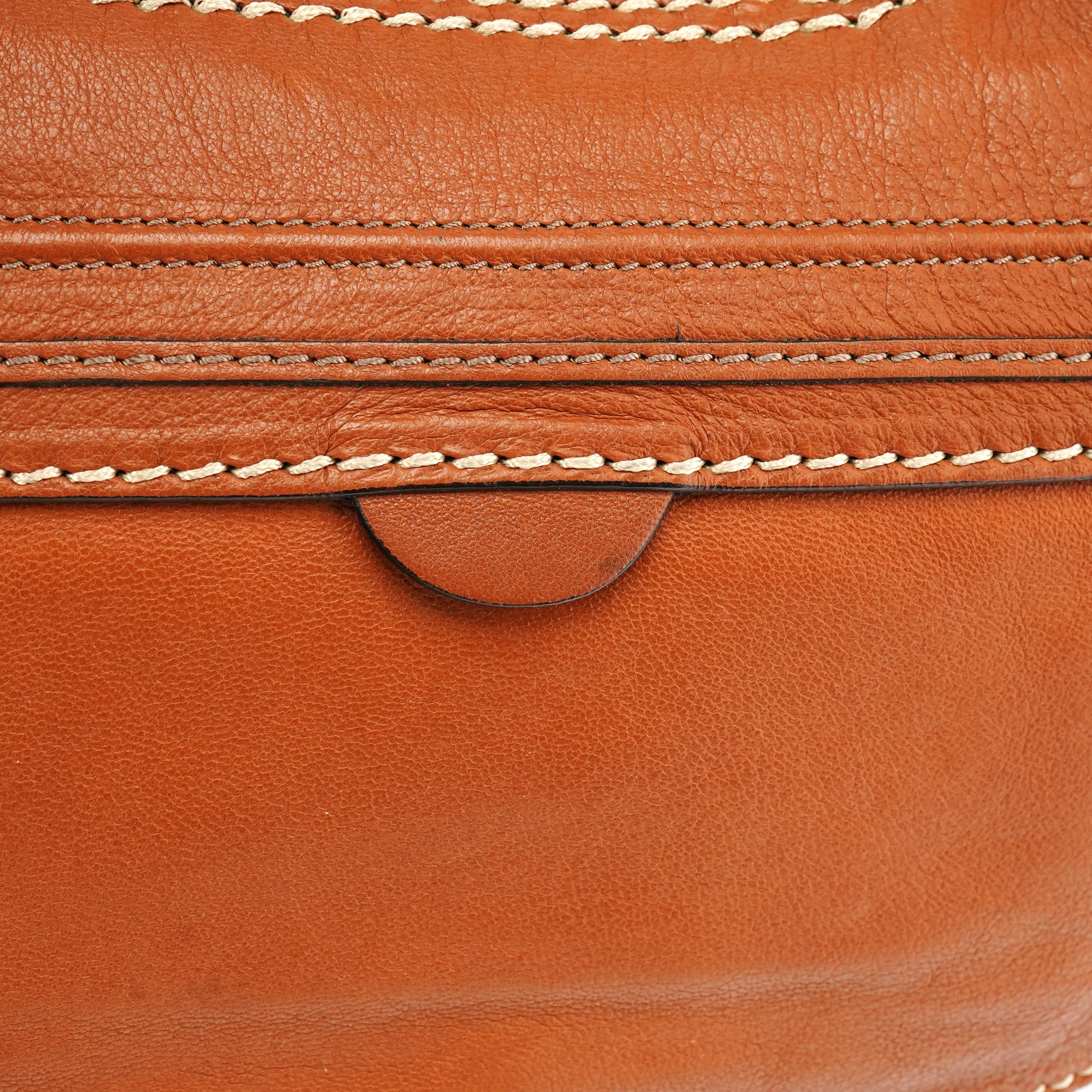 Chloe Light Brown Leather Marcie Crossbody Bag