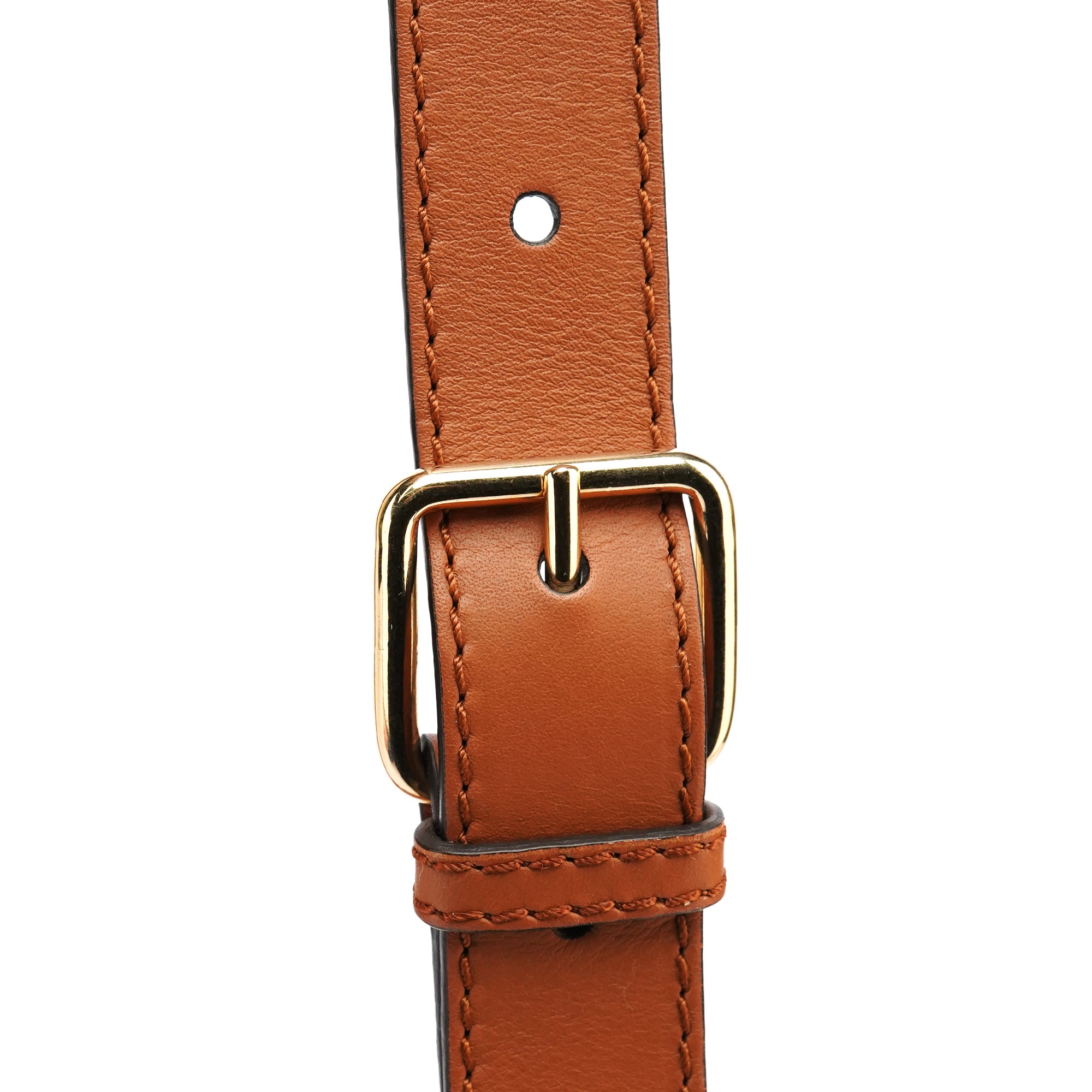 Chloe Light Brown Leather Marcie Crossbody Bag