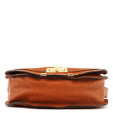 Chloe Light Brown Leather Marcie Crossbody Bag