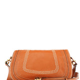 Chloe Light Brown Leather Marcie Crossbody Bag