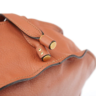 Chloé Light Brown Leather Marcie Shoulder Bag