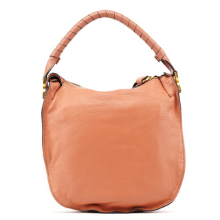Chloé Light Brown Leather Marcie Shoulder Bag