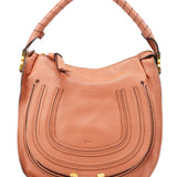 Chloé Light Brown Leather Marcie Shoulder Bag