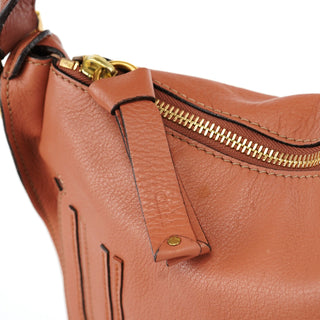 Chloé Light Brown Leather Marcie Shoulder Bag