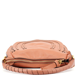 Chloé Light Brown Leather Marcie Shoulder Bag