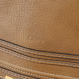 Chloé Light Brown Leather Marcie Shoulder Bag