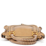 Chloé Light Brown Leather Marcie Shoulder Bag