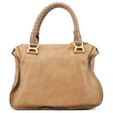 Chloé Light Brown Leather Marcie Shoulder Bag