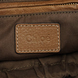 Chloé Light Brown Leather Marcie Shoulder Bag