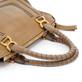 Chloé Light Brown Leather Marcie Shoulder Bag