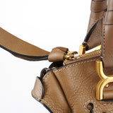 Chloé Light Brown Leather Marcie Shoulder Bag