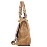 Chloé Light Brown Leather Marcie Shoulder Bag