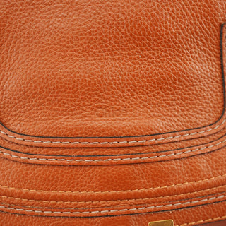 Chloe Light Brown Leather Marcie Shoulder Bag