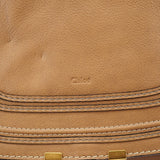 Chloe Light Brown Leather Marcie Shoulder Bag