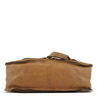 Chloe Light Brown Leather Marcie Shoulder Bag