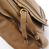 Chloé Sac porté épaule Marcie en cuir marron clair