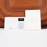 Chloe Light Brown Leather Marcie Shoulder Bag