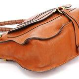 Chloe Light Brown Leather Marcie Shoulder Bag