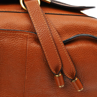 Chloe Light Brown Leather Marcie Shoulder Bag