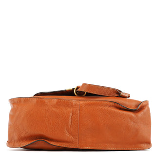 Chloe Light Brown Leather Marcie Shoulder Bag