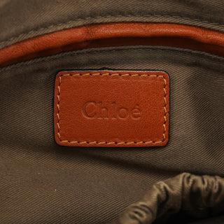 Chloe Light Brown Leather Marcie Shoulder Bag
