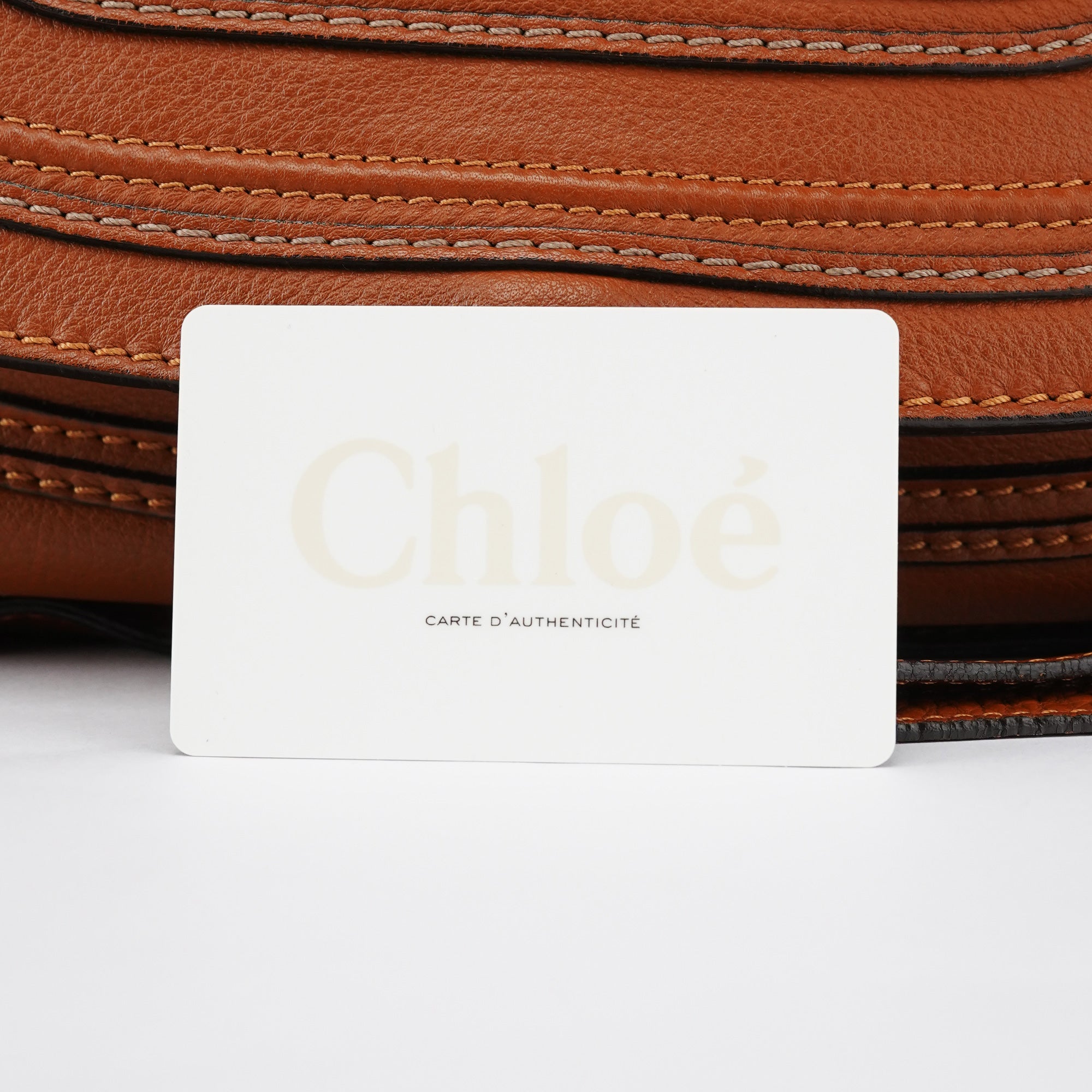 Chloé Marcie Schultertasche aus hellbraunem Leder