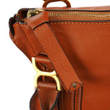 Chloé Marcie Schultertasche aus hellbraunem Leder