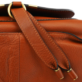 Chloe Light Brown Leather Marcie Shoulder Bag