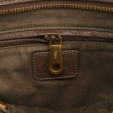 Chloe Light Brown Leather Marcie Shoulder Bag