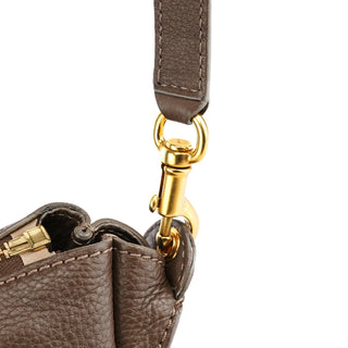 Chloe Light Brown Leather Marcie Shoulder Bag