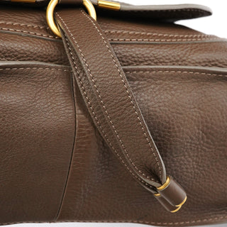 Chloe Light Brown Leather Marcie Shoulder Bag