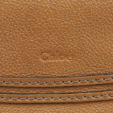 Chloe Light Brown Leather Marcie Shoulder Bag