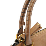 Chloe Light Brown Leather Marcie Shoulder Bag