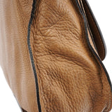 Chloe Light Brown Leather Marcie Shoulder Bag