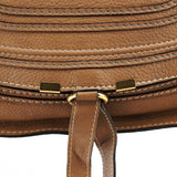 Chloe Light Brown Leather Marcie Shoulder Bag