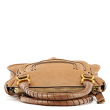 Chloe Light Brown Leather Marcie Shoulder Bag