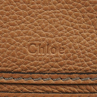 Chloe Light Brown Leather Marcie Shoulder Bag