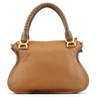 Chloe Light Brown Leather Marcie Shoulder Bag