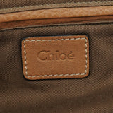 Chloe Light Brown Leather Marcie Shoulder Bag
