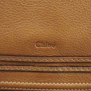 Chloe Light Brown Leather Marcie Shoulder Bag