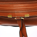 Chloe Light Brown Leather Marcie Shoulder Bag