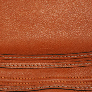 Chloe Light Brown Leather Marcie Shoulder Bag